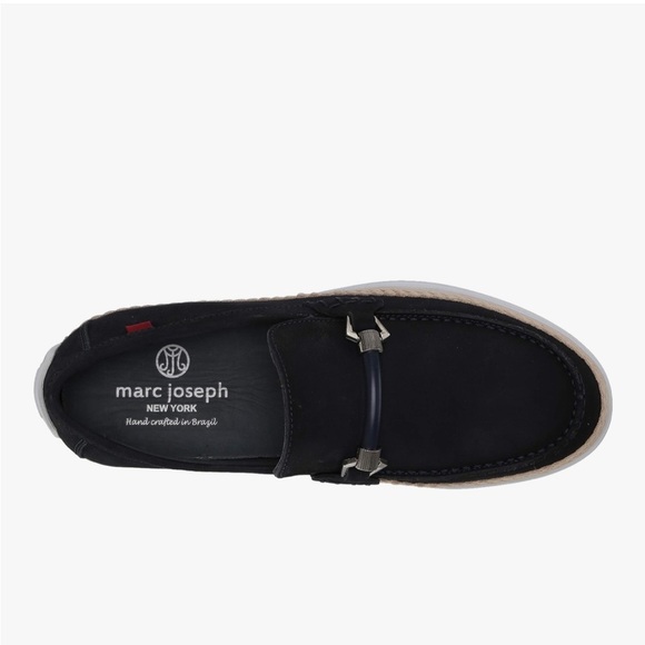 NWT Marc Joseph New York Leather Luxury Deck Shoe Bit Buckle/Rope Detail Boat 10